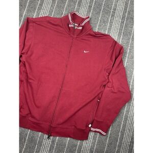 Nike Jacket Mens Large Red Bomber Challenge‎ Court Track Vintage Y2K Tennis